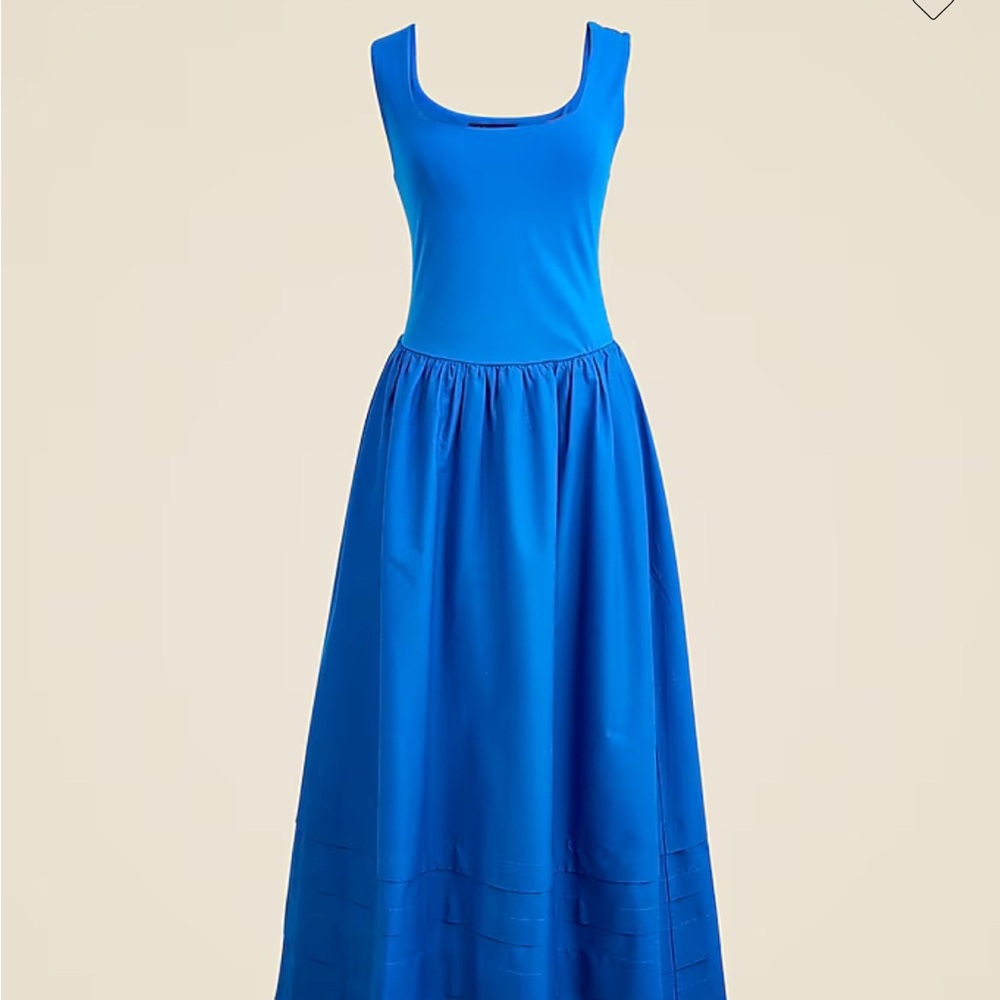 J. Crew Drop-waist mixy dress